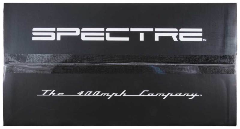 Spectre 04-08 Ford F150 V8-5.4L F/I Air Intake Kit - Clear Anodized w/Red Filter Spectre Cold Air Intakes
