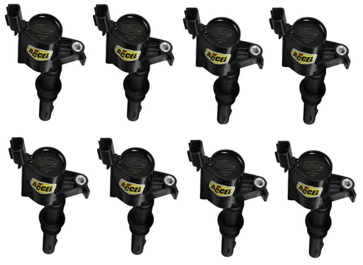 Ignition Coil - SuperCoil - 2004-2008 Ford 4.6L/5.4L/6.8L 3-valve- Black- 8-Pack 140033K-8 ACCEL Autoparts