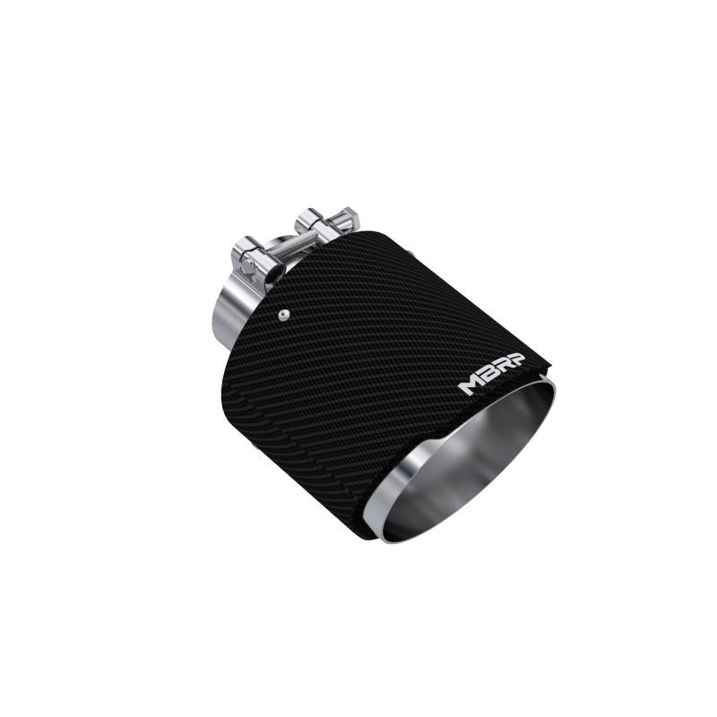 MBRP Universal Carbon Fiber Tip 2.5in ID / 5in OD Out / 6.5in Length Angle Cut Dual Wall MBRP Tips