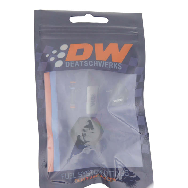 DeatschWerks 8AN Female Flare Cap - Anodized Matte Black DeatschWerks Fitting Caps