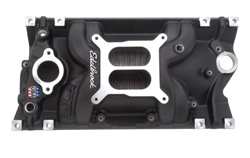 Edelbrock Manifold Performer Eps SB Chevy Vortec Black Finish Edelbrock Intake Manifolds