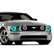 Oracle Ford Mustang 05-09 Halo Kit - ColorSHIFT w/ BC1 Controller ORACLE Lighting Headlights