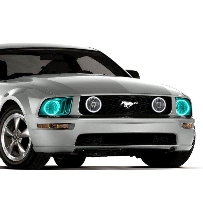 Oracle Ford Mustang 05-09 Halo Kit - ColorSHIFT w/ BC1 Controller ORACLE Lighting Headlights