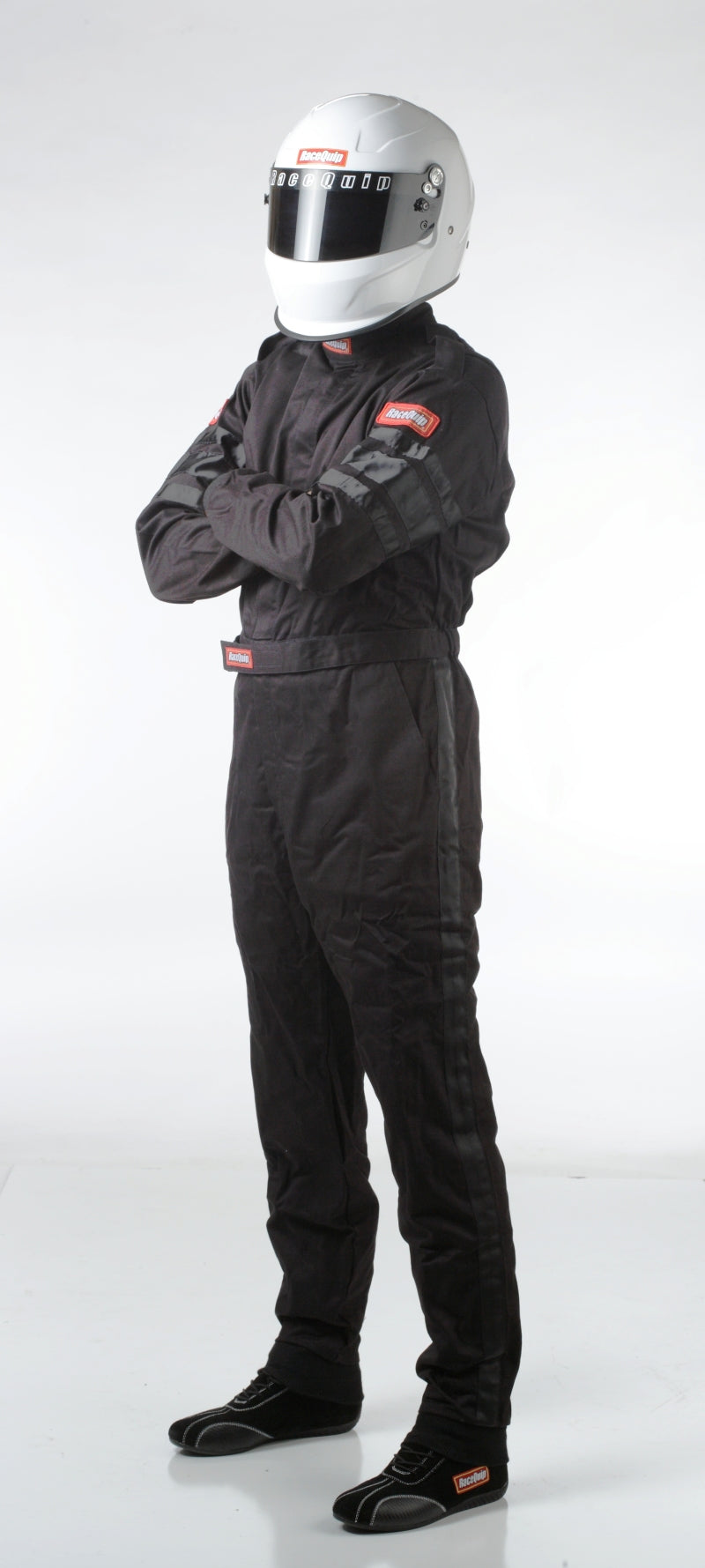 RaceQuip Black SFI-1 1-L Suit - Medium Racequip Racing Suits