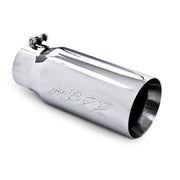 MBRP Universal Tip 5 O.D. Dual Wall Straight 4 inlet 12 length MBRP Steel Tubing