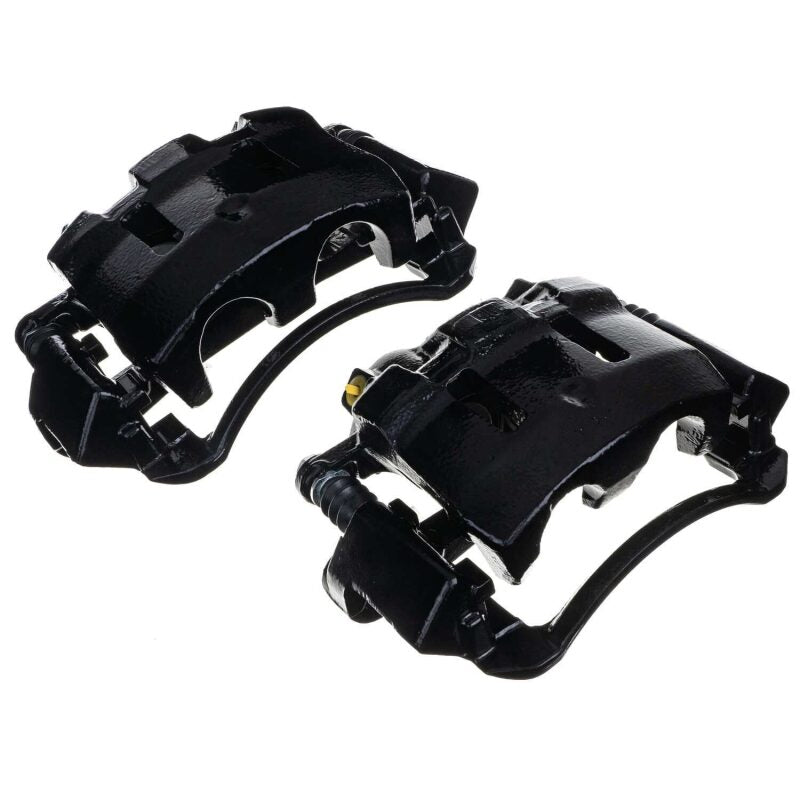 Power Stop 00-05 Ford Excursion Front Black Caliper - Pair w/Bracket PowerStop Brake Calipers - Perf