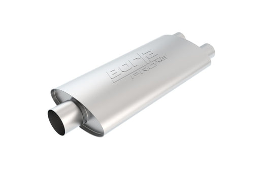 Borla Pro-XS 2.5in Tubing 19in x 4in x 9.5in Oval Center/Dual Muffler Borla Muffler