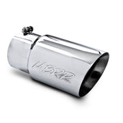 MBRP Universal Tip 6 O.D. Dual Wall Angled 5 inlet 12 length MBRP Steel Tubing
