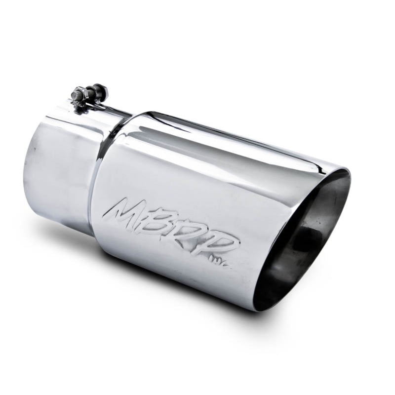 MBRP Universal Tip 6 O.D. Dual Wall Angled 5 inlet 12 length MBRP Steel Tubing
