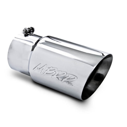 MBRP Universal Tip 6 O.D. Dual Wall Angled 5 inlet 12 length MBRP Steel Tubing