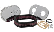 K&N Custom Racing Assembly Oval Red - 1.75in Filer Height K&N Engineering Air Filters - Direct Fit