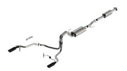 Borla F-150 2021 2.7L/3.5L 4dr CC SB EC STB Lar/KingR/Plnm/LTD 3/2.25 SRE CB Touring BLK CHR Tips Borla Catback