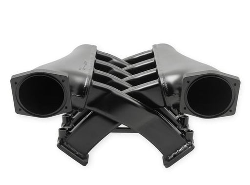Sniper EFI Fabricated Intake Manifold Dual Plenum 102mm LS3/L92, Rail Kit - Blk 822242 HOLLEY EFI Autoparts