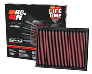 K&N 15-17 Nissan NP300 L4-2.3L DSL Drop In Air Filter K&N Engineering Air Filters - Drop In