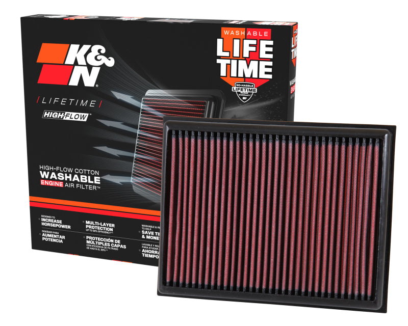 K&N 15-17 Nissan NP300 L4-2.3L DSL Drop In Air Filter K&N Engineering Air Filters - Drop In