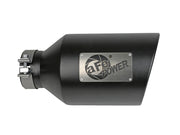 aFe Power MACH Force-Xp 409 Stainless Steel Clamp-on Exhaust Tip Black aFe Tips