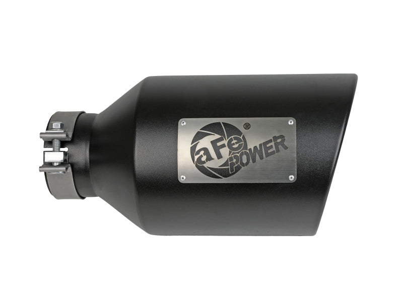 aFe Power MACH Force-Xp 409 Stainless Steel Clamp-on Exhaust Tip Black aFe Tips