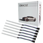 Oracle 15-17 Ford Mustang V6/GT/Shelby DRL w/ Halo Kit - ColorSHIFT w/ Simple Controller ORACLE Lighting Headlights