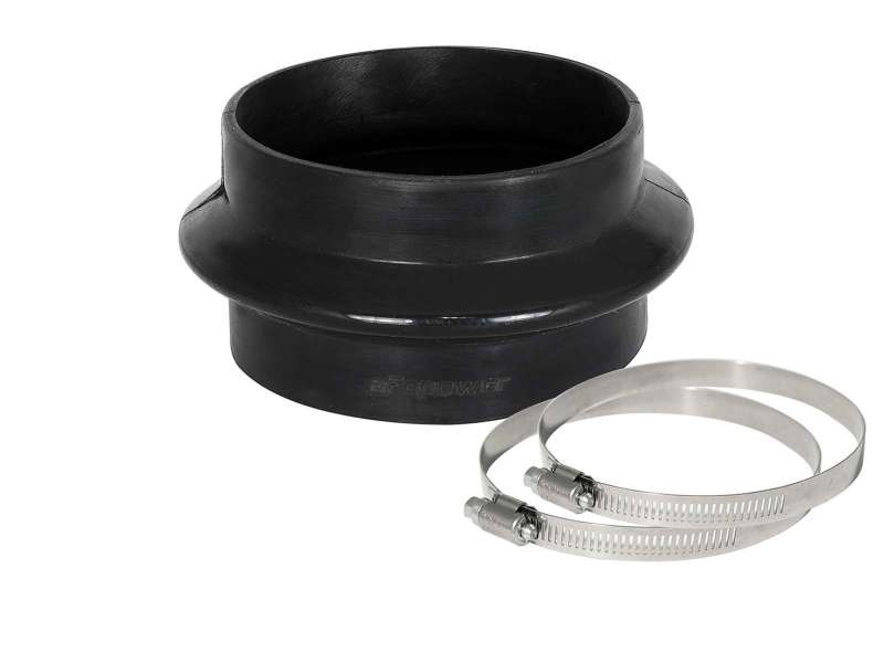 aFe Magnum FORCE Silicone Coupling Kit 4in ID x 2-1/2in L Straight Bellow-Coupler - Black aFe Air Intake Components