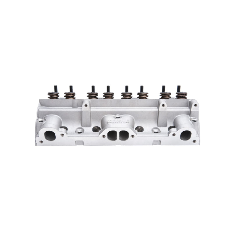 Edelbrock Cylinder Head Pontiac Performer D-Port 87cc Chambers for Hydraulic Roller Cam Complete Edelbrock Heads