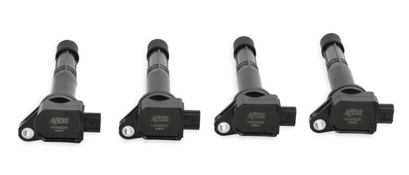 Accel Ignition Coil - 2008-2015 Honda and Acura 2.4L, 4-cylinder, Black, 4-Pack 140082K-4 ACCEL Autoparts