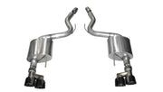 Corsa 2015-2017 Ford Mustang GT 5.0 3in Axle Back Exhaust Black Quad Tips (Sport) CORSA Performance Axle Back
