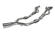 Kooks 05-10 Ford Mustang GT Manual 1 5/8in x 2 1/2in SS Long Tube Headers and OEM Catted SS X Pipe Kooks Headers Headers & Manifolds