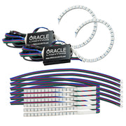 Oracle 18-21 Ford Mustang DRL Upgrade w/ Halo Kit - ColorSHIFT w/o Controller ORACLE Lighting Headlights