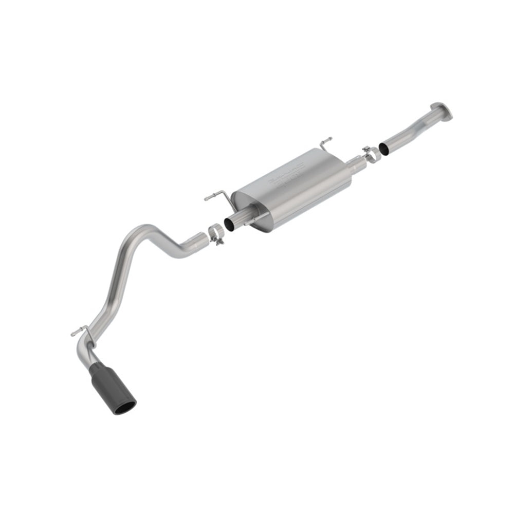 Borla 16-18 Toyota Tacoma 3.5L AT 4DR CC Short Bed S-Type SS Catback Exhaust - Black Chrome Tip 140680BC