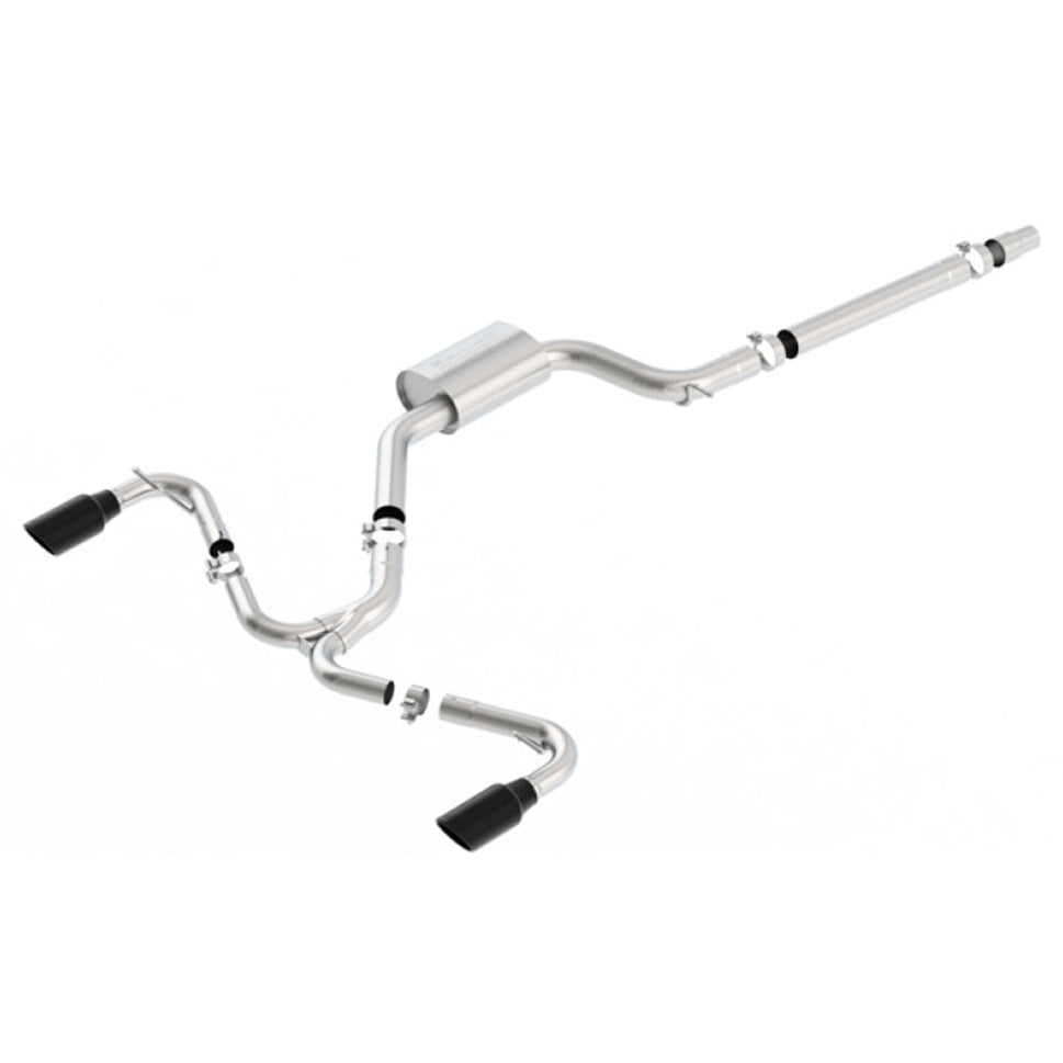 Borla 15-17 Volkswagen GTI (MK7) 2.0T AT/MT SS S-Type Catback Exhaust w/Black Chrome Tips 140750BC