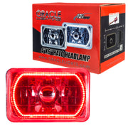Oracle Pre-Installed Lights 4x6 IN. Sealed Beam - Red Halo ORACLE Lighting Headlights