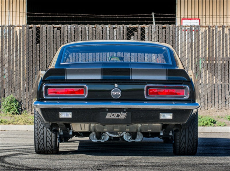 Borla CrateMuffler BBC 396/402/427 ATAK 2.5 inch ID Offset/Center 14in x 4.35in x 9in Oval Muffler Borla Muffler