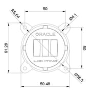 Oracle 60mm 15W Fog Beam LED Emitter ORACLE Lighting Fog Lights