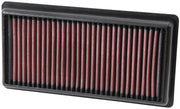 K&N 12-16 Peugeot 208 L3-1.0L Replacement Air Filter K&N Engineering Air Filters - Drop In