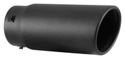 Spectre Exhaust Tip 4-1/2in. OD / Slant - Black Spectre Tips