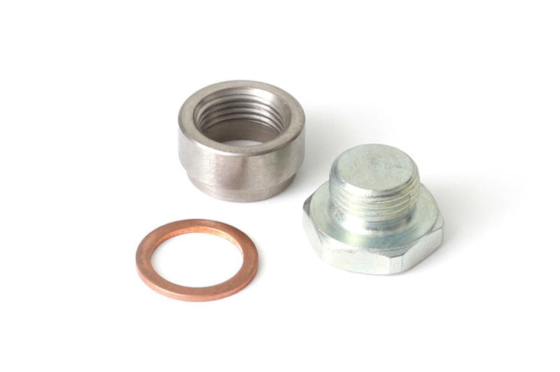 Haltech O2 Sensor Weld-On Bung w/Copper Washer & Blanking Plug M18 x1.5 Haltech Fittings