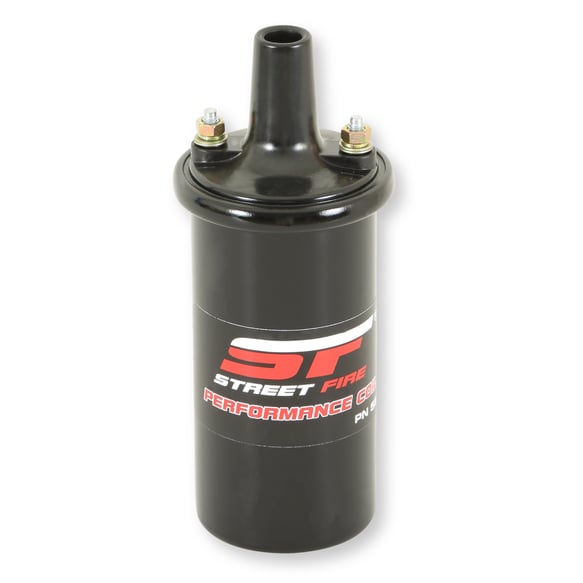 Street Fire High Performance Ignition Coil, Canister style, Black 5524 MSD Autoparts