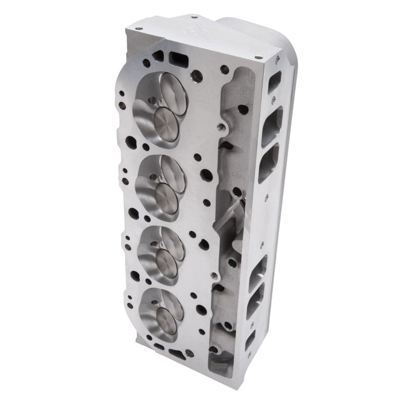 Edelbrock Cyl Head BBC Victor Jr 24 Deg Rect Port 300cc 106cc Combustion Chamber Edelbrock Heads