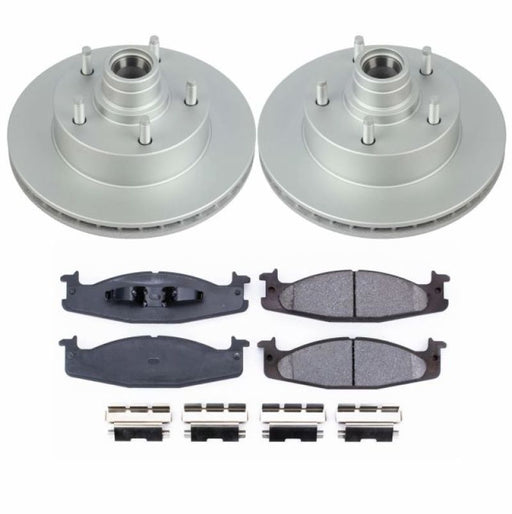 Power Stop 94-01 Ford E-150 Front Z17 Evolution Geomet Coated Brake Kit PowerStop Brake Kits - Performance Blank