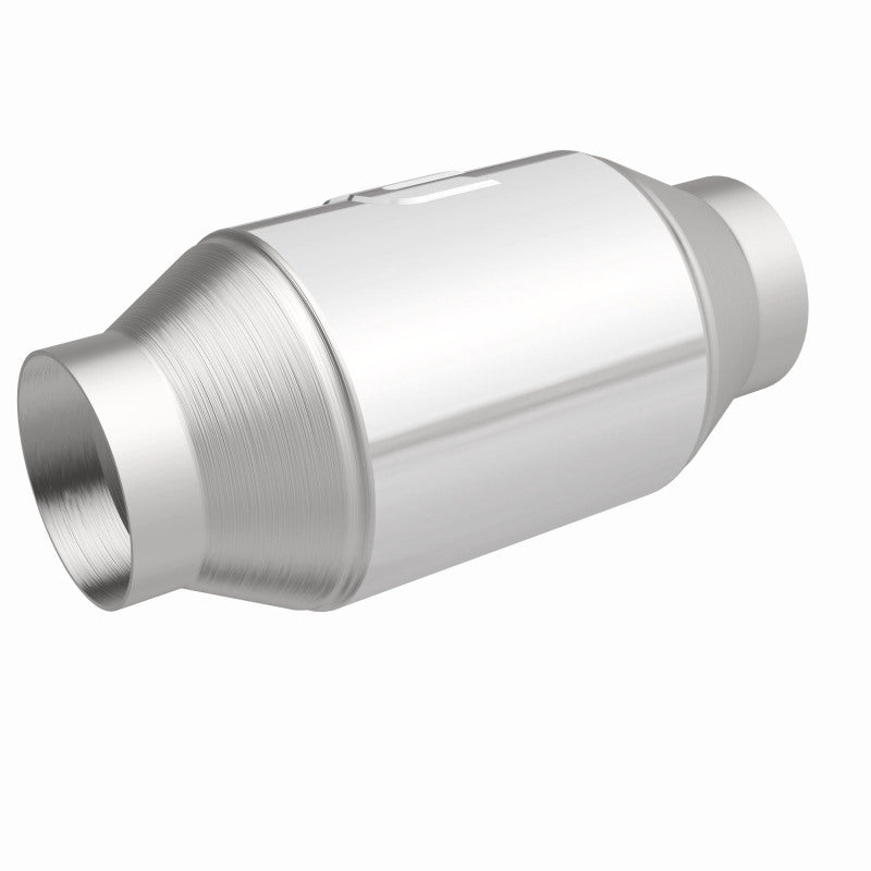 MagnaFlow Premium High Flow Metallic Converter 4in OD - 2.5in In / 2.5in Out Magnaflow Catalytic Converter Universal