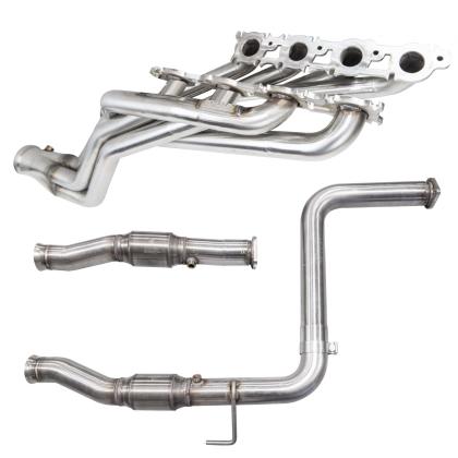 Kooks 07+ Toyota Tundra 1-7/8in x 3in Stainless Steel Long Tube Headers w/ 3in OEM Catted Connection 4311H420