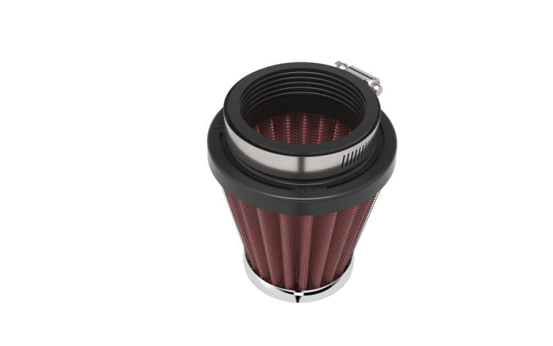 K&N Universal Chrome Filter 1 15/16 inch FLG / 3 inch Base / 2 inch Top / 3 inch Height K&N Engineering Air Filters - Universal Fit