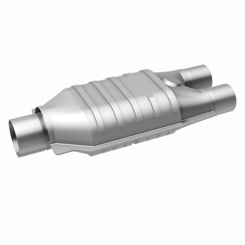 MagnaFlow Conv Univ 2inch Inlet/2.5inch Outlet Dual/Single Oval Shape Magnaflow Catalytic Converter Universal