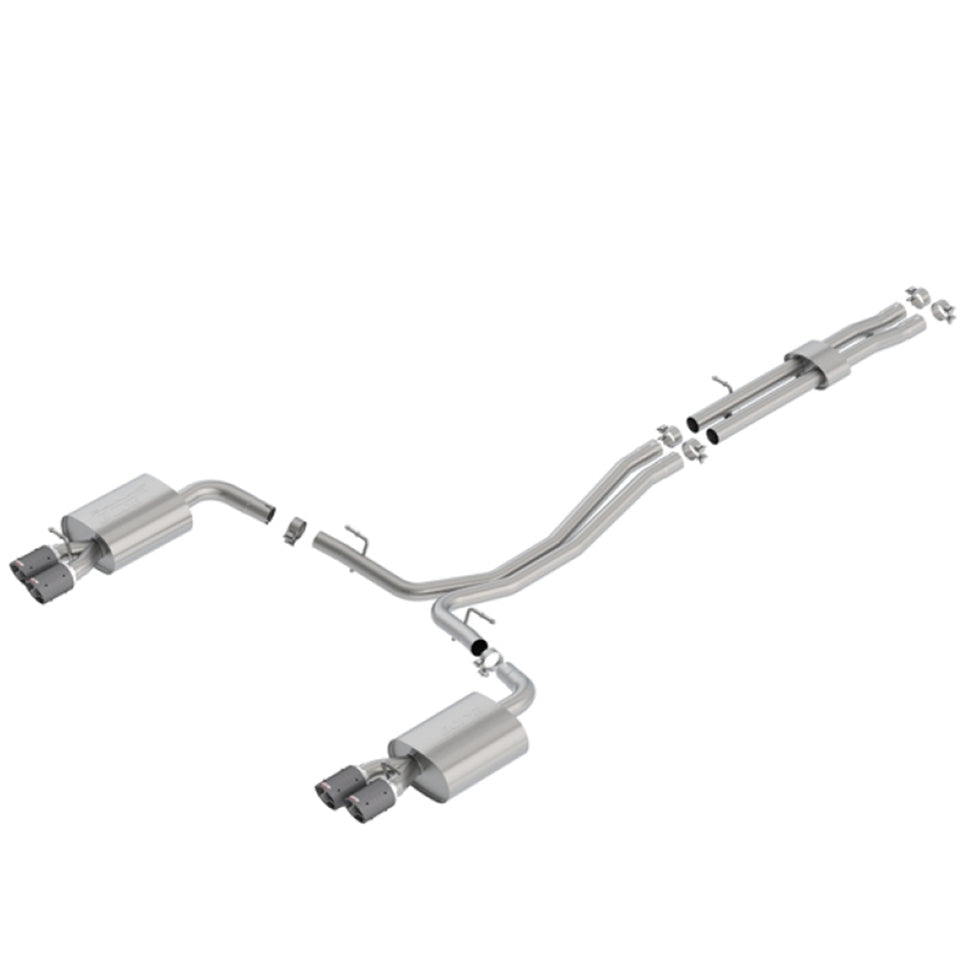 Borla 18-19 Ford Explorer Sport 3.5L 2.5in 2.25in Diameter S-Type Exhaust Carbon Fiber 3.5in Tip 140765CF