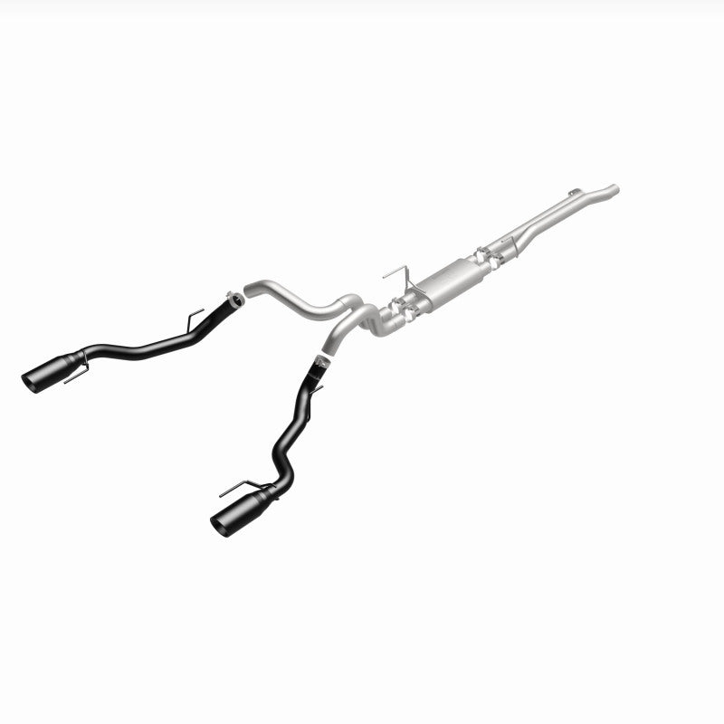 MagnaFlow SYS Cat-Back 2017 Ford F-150 Raptor 3.5L Dual Black Coated 3in Tips Magnaflow Catback