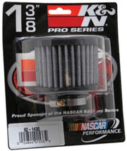 K&N 1.375in Flange ID x 3in OD x 2.5in H Rubber Base Crankcase Vent Filter K&N Engineering Air Filters - Universal Fit