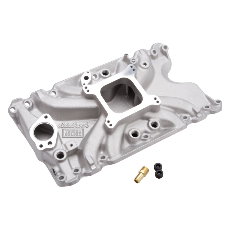Edelbrock Manifold Torker Holden 308 CI V8 Satin Edelbrock Intake Manifolds