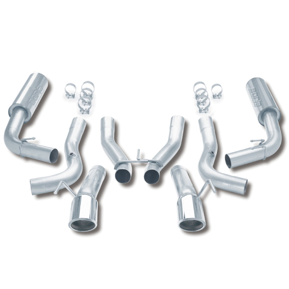 Borla 96-02 Viper GTS/R/T-10 Coupe/Convertible 2dr w/ 2.5in Inlets SS Catback Exhaust System 14663