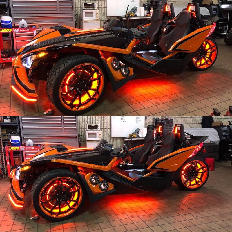 Oracle LED Illuminated Wheel Rings - ColorSHIFT - 15in. - ColorSHIFT No Remote ORACLE Lighting Light Strip LED