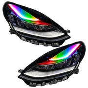 Oracle 17-21 Tesla Model 3 Headlight DRL Upgrade Kit - ColorSHIFT w/ BC1 Controller ORACLE Lighting Headlights